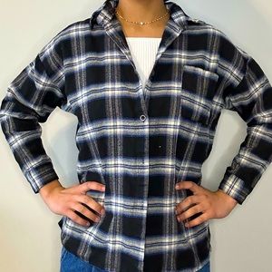 LONG-SLEEVE PLAID FLANNEL